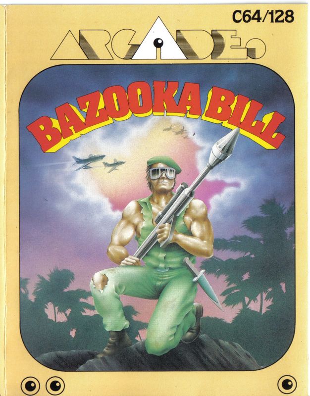 Bazooka Bill box art for Commodore 64